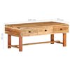 vidaXL Table basse 100x50x40 cm Bois d'acacia massif