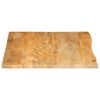 vidaXL Dessus de table &agrave; bord vivant 110x80x3,8cm bois massif manguier
