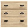 vidaXL Buffet ch&ecirc;ne sonoma 70x35,5x67,5 cm bois d'ing&eacute;nierie