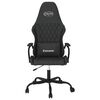 vidaXL Chaise de jeu de massage noir similicuir
