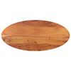 vidaXL Dessus de table 110x40x2,5 cm ovale bois massif d'acacia