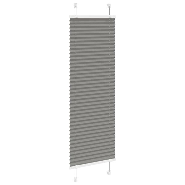 vidaXL Store pliss&eacute; anthracite 50x150 cm largeur du tissu 49,4 cm