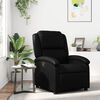 vidaXL Fauteuil inclinable noir similicuir