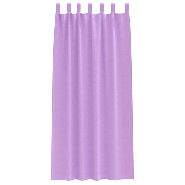 vidaXL Rideaux occultants avec anneaux 2 pcs Violet 225 x 140 cm