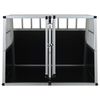 vidaXL Cage pour chien &agrave; double porte 94 x 88 x 69 cm