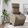 vidaXL Fauteuil inclinable &eacute;lectrique cappuccino similicuir
