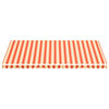 vidaXL Tissu de remplacement pour auvent Jaune et orange 6x3,5 m