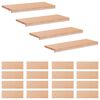 vidaXL Marches d'escalier 20 pi&egrave;ces 70 x 25 x 2 cm Naturel