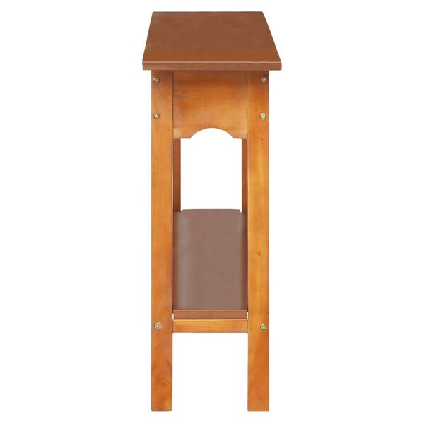 vidaXL Table console 110x30x75 cm bois massif d'acajou