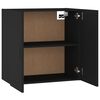 vidaXL Armoire murale Noir 60x31x60 cm Bois d'ingénierie
