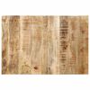 vidaXL T&ecirc;te de lit 120 cm bois de manguier brut massif