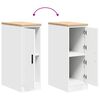 vidaXL Armoire de rangement de garage blanc 30x51x85 cm bois de pin