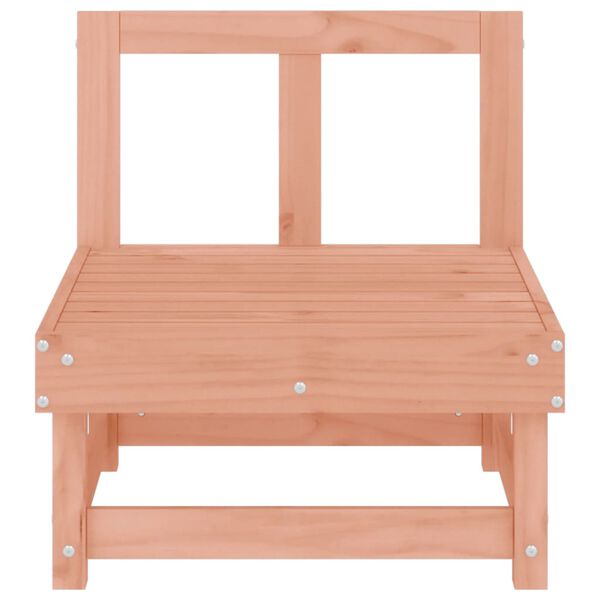 vidaXL Canapés centraux de jardin 2 pcs bois massif douglas