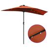 vidaXL Parasol de jardin Terre cuite 294 x 150 x 223 cm