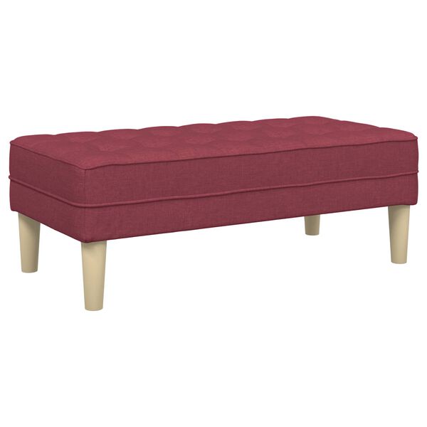 vidaXL Ensemble de Canapés 2 pcs Rouge bordeaux 173 x 131 x 67 cm