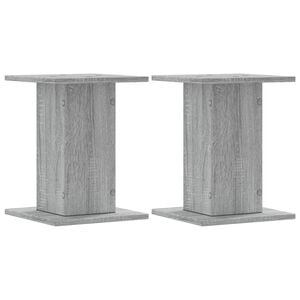 vidaXL Supports pour plantes 2 pcs sonoma gris bois d'ing&eacute;nierie