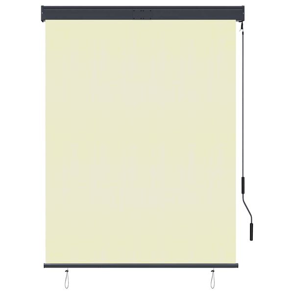 vidaXL Store roulant d'extérieur 120 x 250 cm Crème
