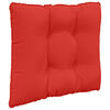 vidaXL Coussin de canap&eacute; d'ext&eacute;rieur 3 pcs Rouge Polyester