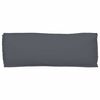 vidaXL Coussin Anthracite 110 x 40 x 8 cm Tissu Oxford
