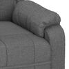 vidaXL Fauteuil inclinable &eacute;lectrique Gris fonc&eacute; Tissu