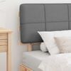 vidaXL Cadre de lit avec t&ecirc;te de lit rembourr&eacute;e Gris clair 75 x 190 cm