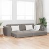 vidaXL Canap&eacute;-Lit 200cm Taupe tissu