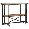 vidaXL Table console 110x42x76 cm bois massif de manguier brut