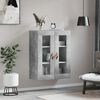 vidaXL Armoire murale gris b&eacute;ton 69,5x34x90 cm
