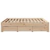 vidaXL Cadre de lit sans matelas avec tiroirs 180x200 cm bois de pin