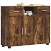 vidaXL Cabinet en Bois avec tiroir Ch&ecirc;ne fum&eacute; 88,5 x 30,5 x 73 cm