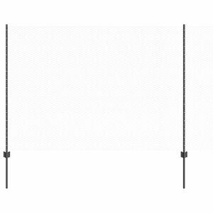 vidaXL Cl&ocirc;ture hexagonale avec poteau 10 x 1,5 m Gris Maille