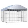 vidaXL Chenil d'ext&eacute;rieur avec toit pour chiens 300 x 300 x 200 cm