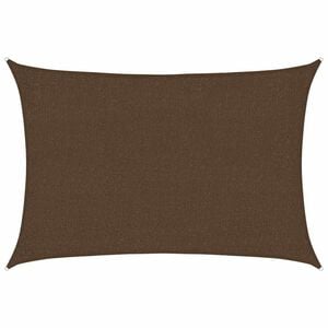 vidaXL Voile d'ombrage 160 g/m&sup2; Marron 2x2,5 m PEHD