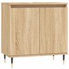 vidaXL Armoire de bain ch&ecirc;ne sonoma 58x33x60 cm bois d'ing&eacute;nierie