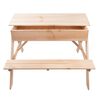 Esschert Design Table de pique-nique/bac &agrave; sable 2 en 1 enfants