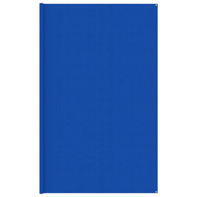 vidaXL Tapis de tente 400x600 cm Bleu PEHD