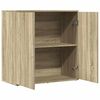 vidaXL Buffet ch&ecirc;ne sonoma 79x38x80 cm bois d'ing&eacute;nierie