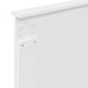 vidaXL Cadre de lit Blanc 100 x 200 cm Bois de pin massif