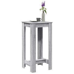 vidaXL Table de bar sonoma gris 51x50x103,5 cm bois d'ing&eacute;nierie