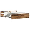 vidaXL Cadre de lit sans matelas vieux bois 160x200 cm bois ing&eacute;nierie