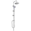 vidaXL Syst&egrave;me de Douche Argent&eacute; 47 x 20 x 95 cm Acier inoxydable