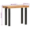 vidaXL Table console 100 x 40 x 76 cm Bois solide