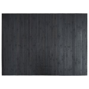 vidaXL Tapis rectangulaire gris 70x100 cm bambou