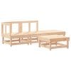 vidaXL Salon de jardin 4 pcs bois massif de pin