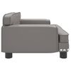 vidaXL Canapé pour enfants gris 70x45x30 cm similicuir