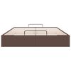 vidaXL Cadre de lit ottoman sans matelas marron 140x200 cm similicuir