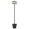 vidaXL Lampadaire 3 brins avec jardini&egrave;re Noir 32 x 32 x 188 cm