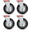 vidaXL Roulettes pivotantes 4 pcs 200 mm