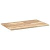 vidaXL Dessus de table rectangulaire 100x50x2 cm bois massif d'acacia
