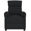 vidaXL Fauteuil électrique de massage Noir Tissu
